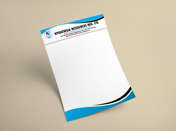 Letterhead printing company in Lagos